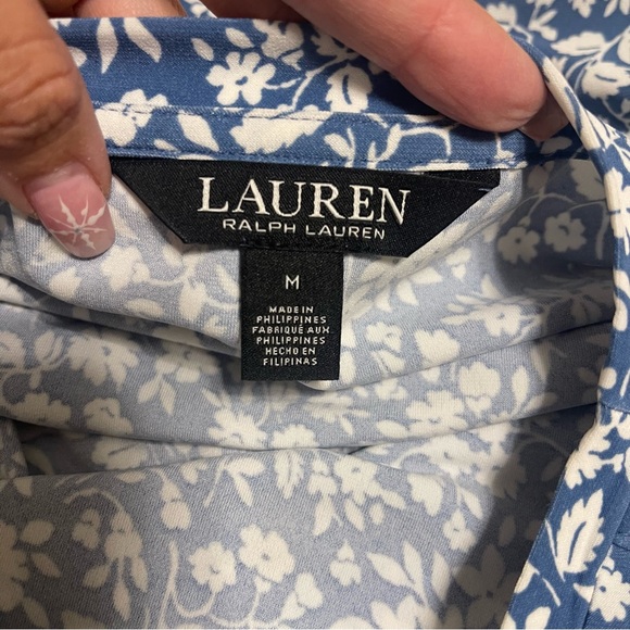 Lauren Ralph Lauren Women's Floral Stretch Jersey Tee Maxi Dress - Picture 6 of 6